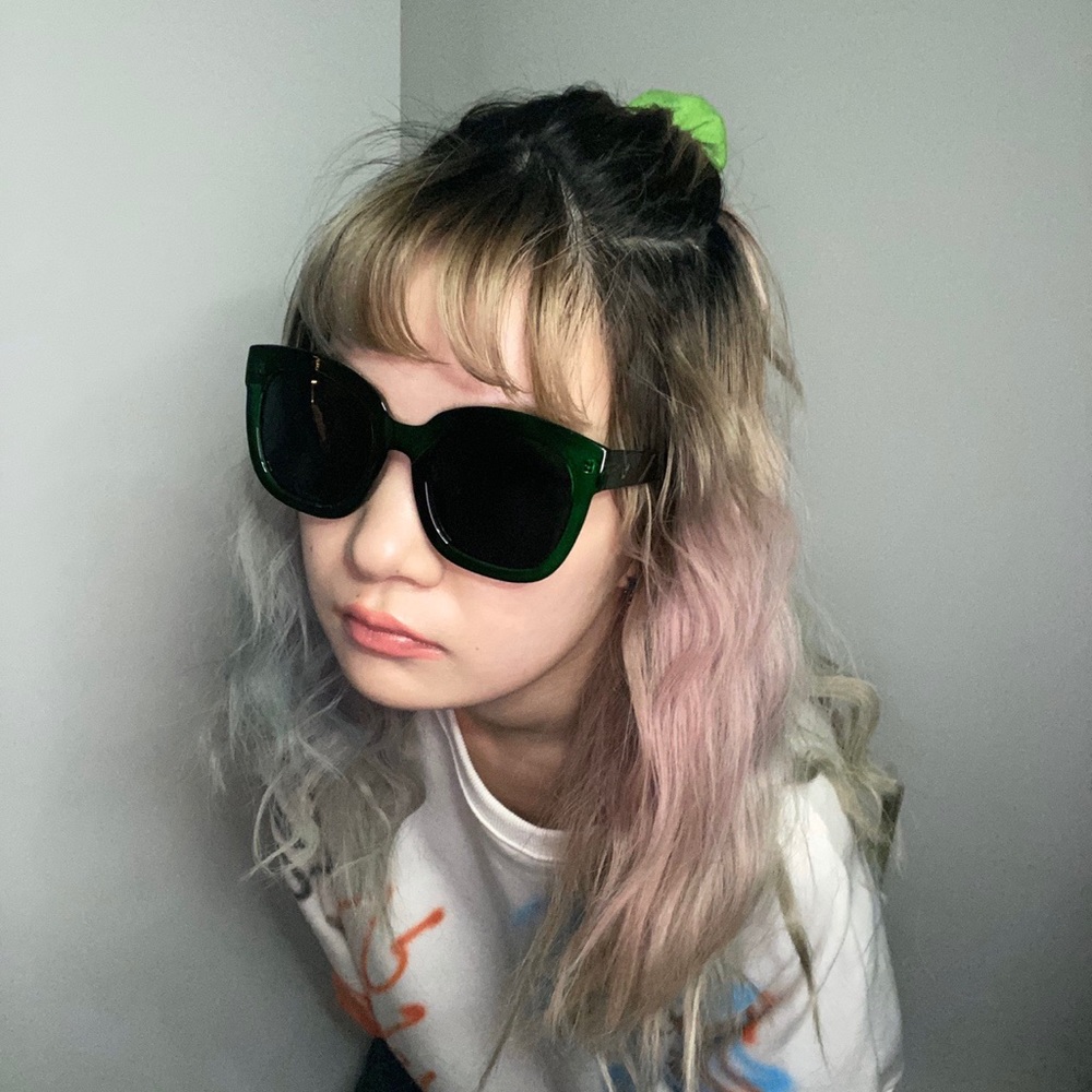 Green Sunglasses for Jordan